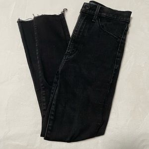 Abercrombie & Fitch Jeans BLACK RIPPED  00s/24